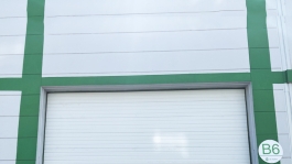 Up and down high speed garage door with small door for sale