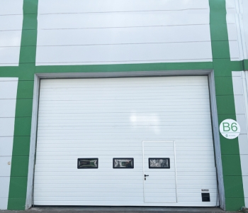 Up and down high speed garage door with small door for sale