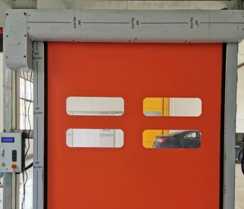 High speed self-repairing door