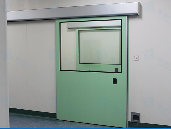 hospital stainless steel automatic hermetic sliding door for clean rooms 