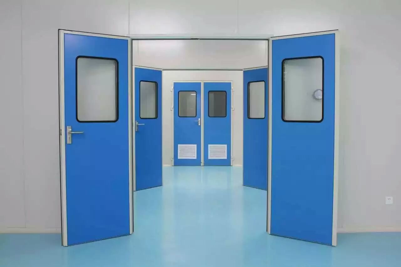 High-quality automatic door medical purification hospital steel sliding airtight door