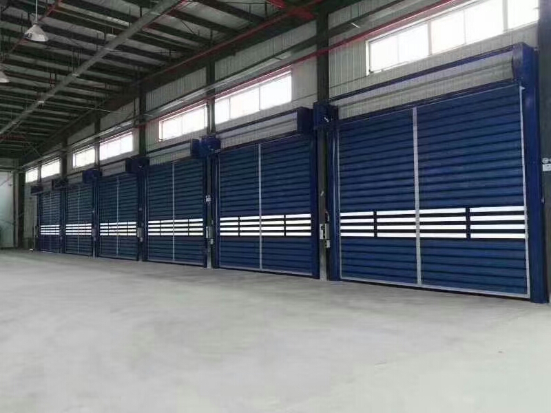 Automatic Aluminum Fast Rolling Door Metal High Speed Shutter Door