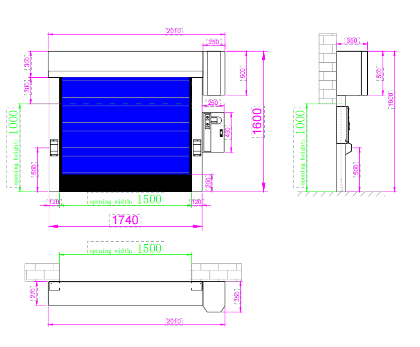 Huajie cold storage door.png