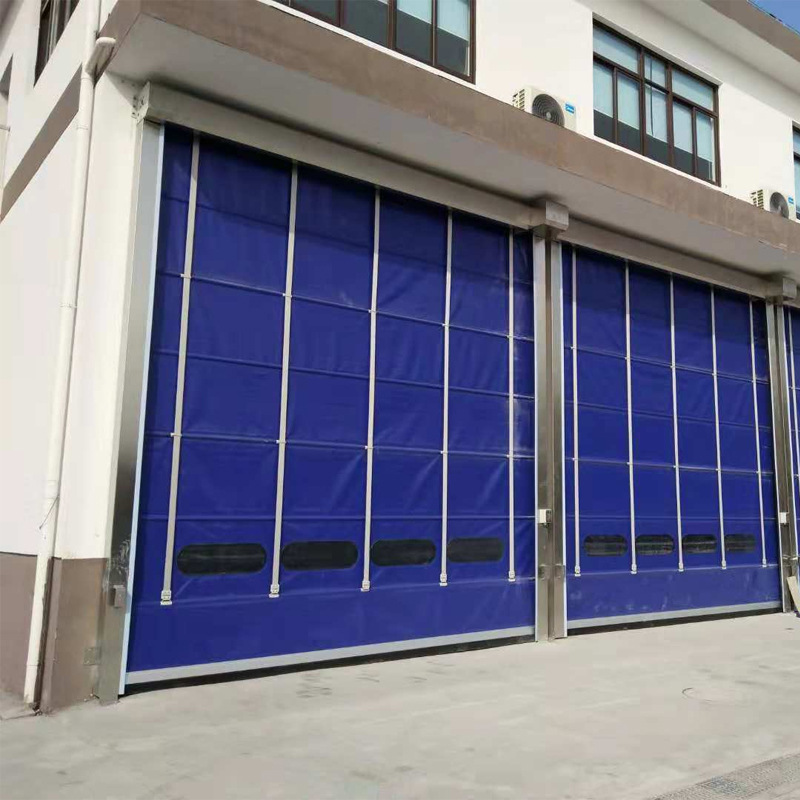 PVC High Speed Stacking Door, Flexible Door, Industrial Lifting Door