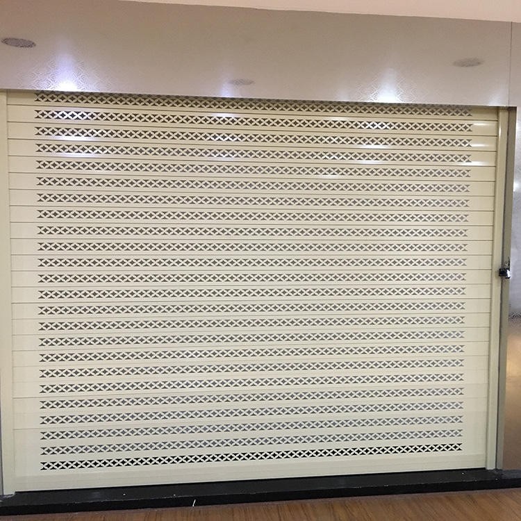 The aluminum perforated roller shutter door is stylish and beautiful