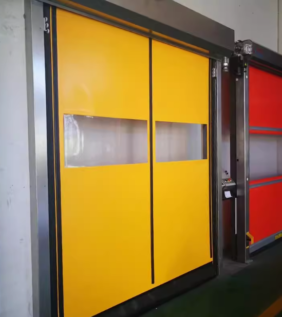 Zipper fast door