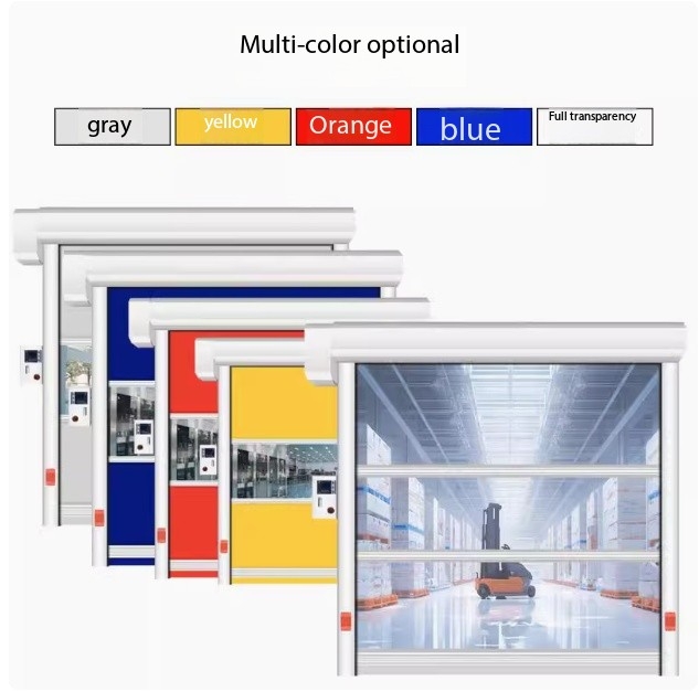 PVC fast rolling door